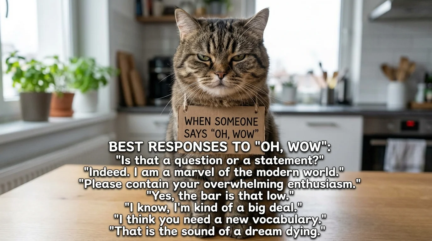 Best Responses to Oh Wow Flirty Replies