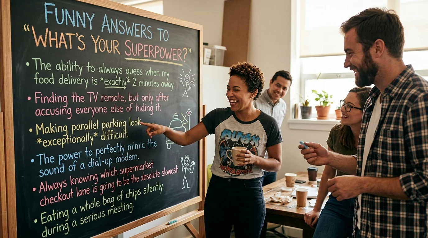 Funny Answers to What’s Your Superpower Sarcastic