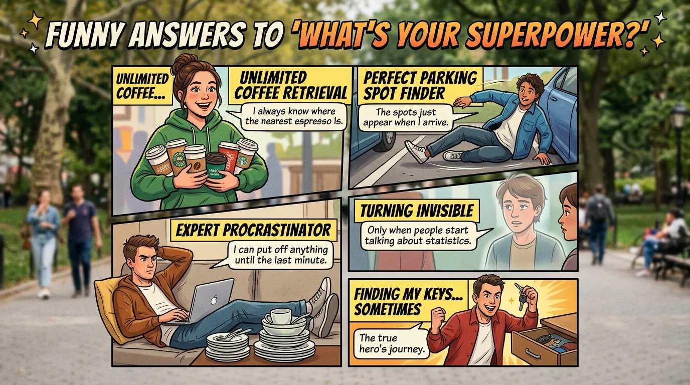 Funny Answers to What’s Your Superpower