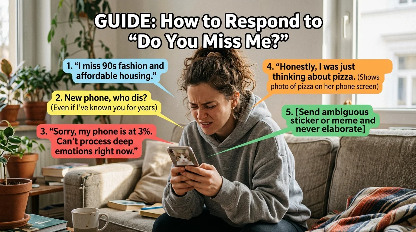 How to Respond to Do You Miss Me Funny Replies