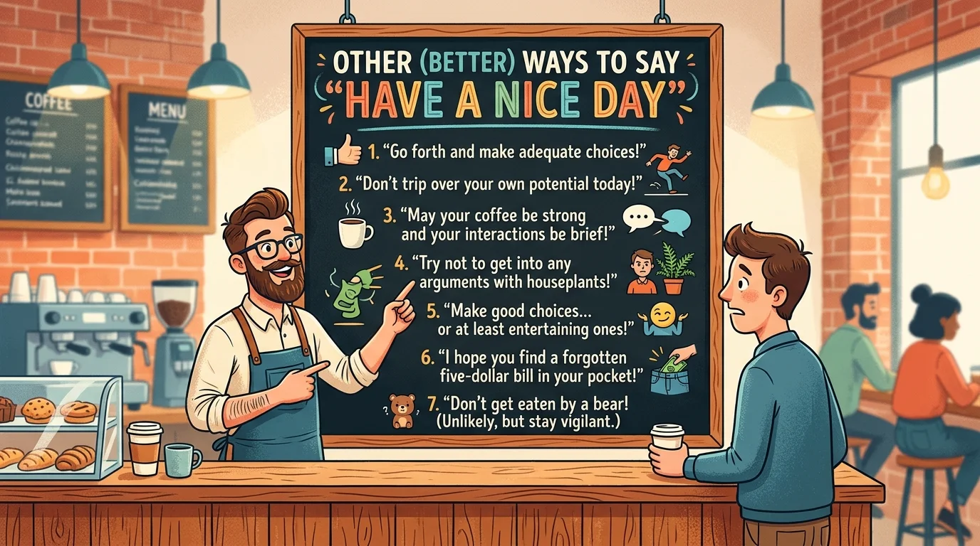 Other Better Ways to Say Have a Nice Day Casually