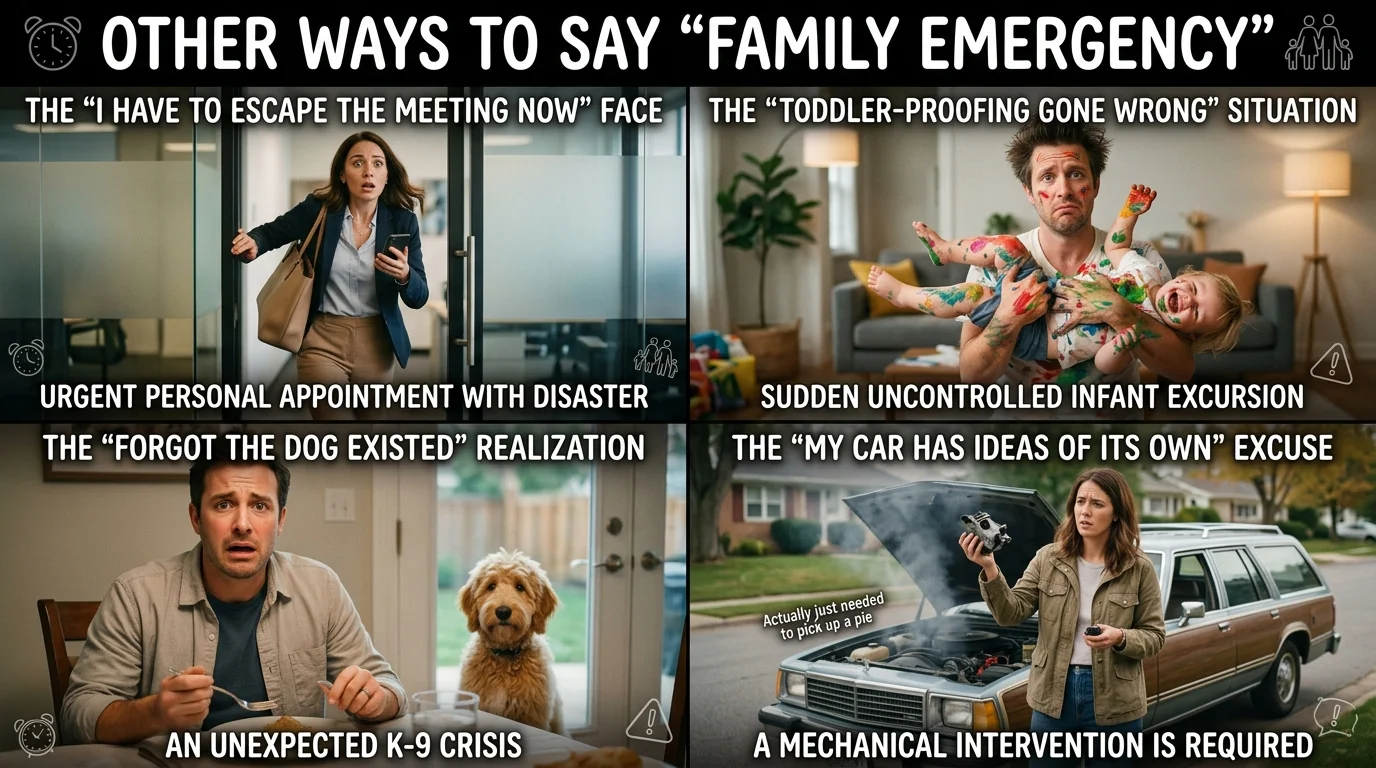 Other Ways to Say Family Emergency Formally