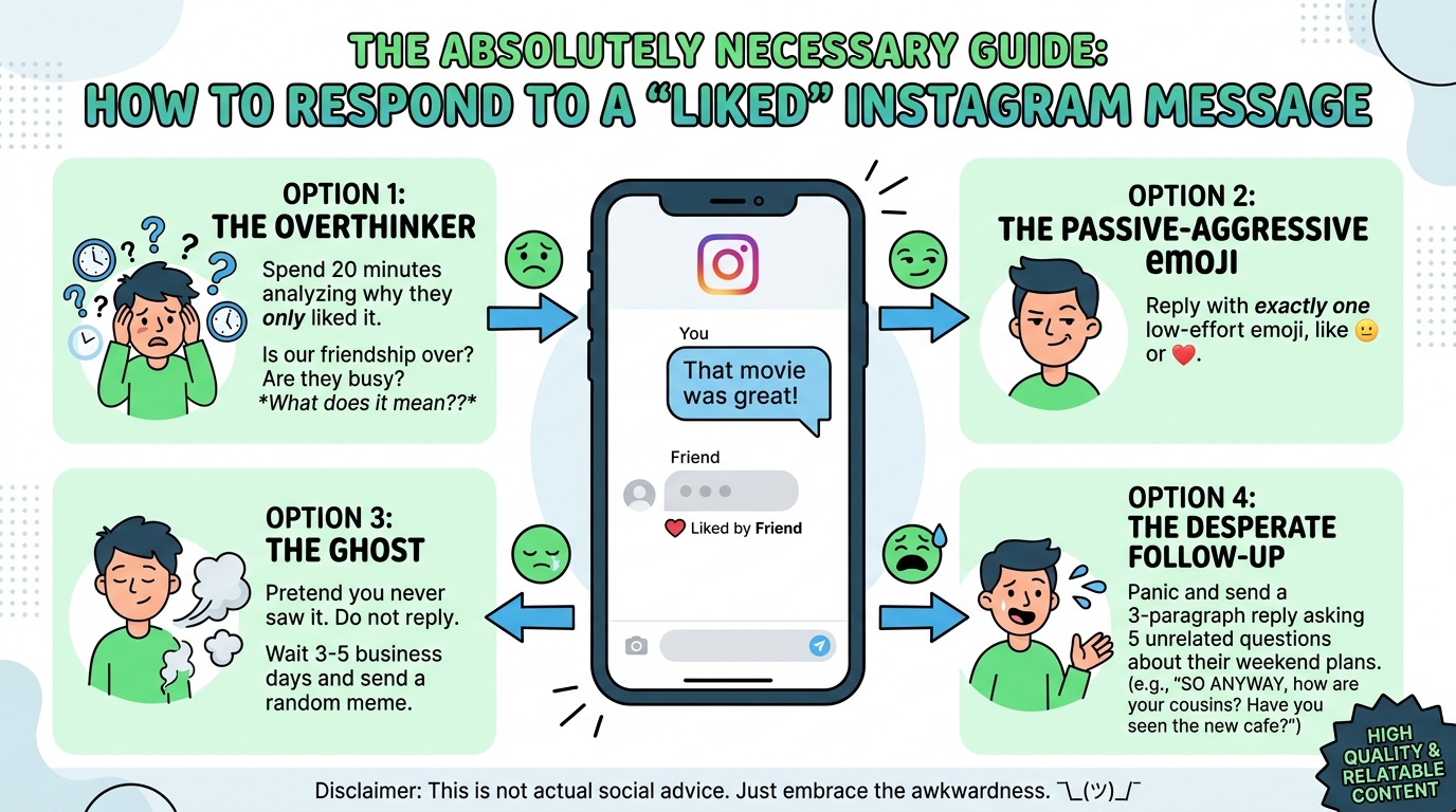 Flirty Ways to Respond to a Liked Message on Instagram
