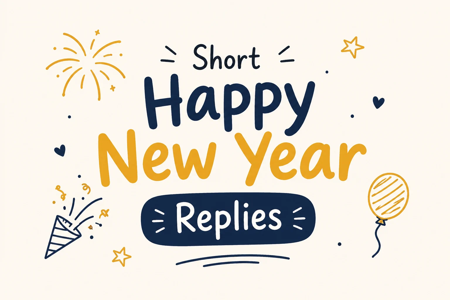 Short Happy New Year Replies
