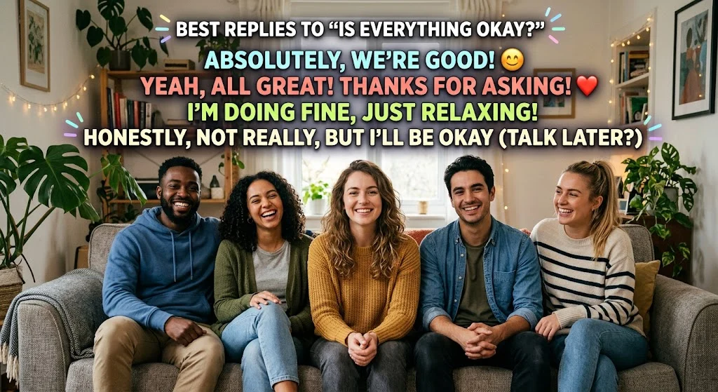 Best replies to is everything okay