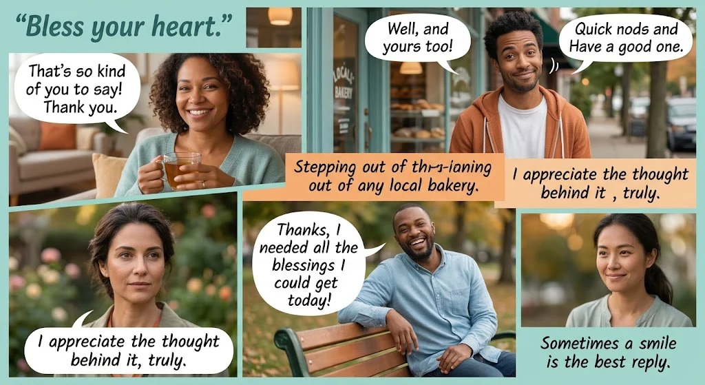 Best responses to bless your heart