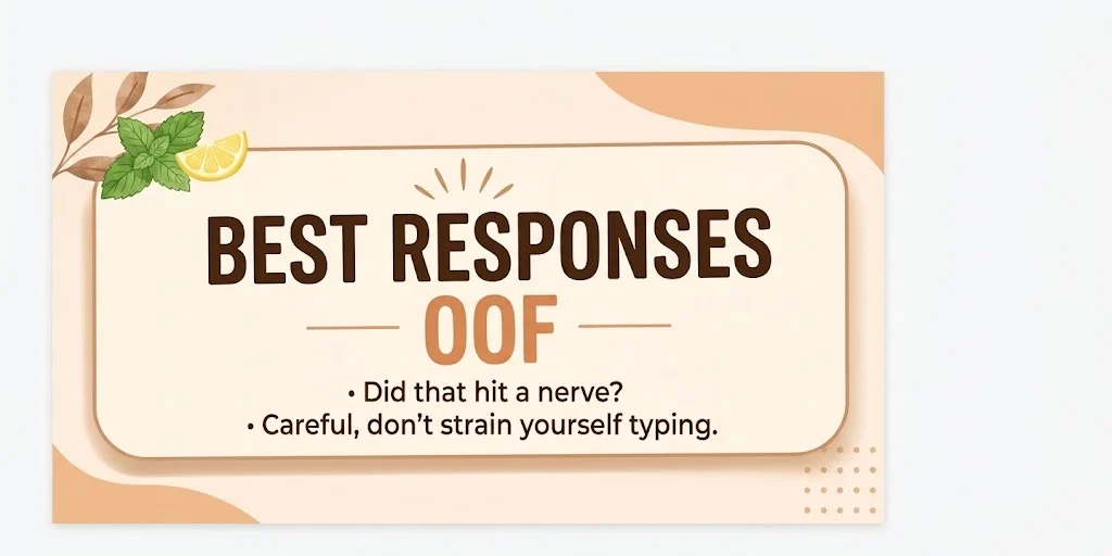 Best responses to oof