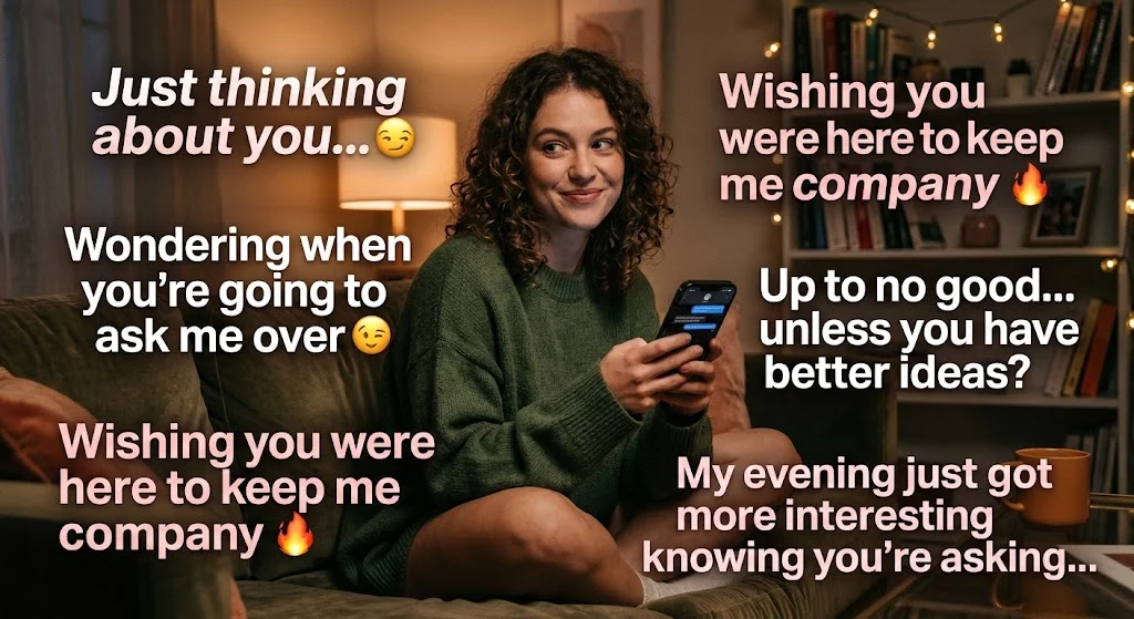 Flirty responses to what are you up to