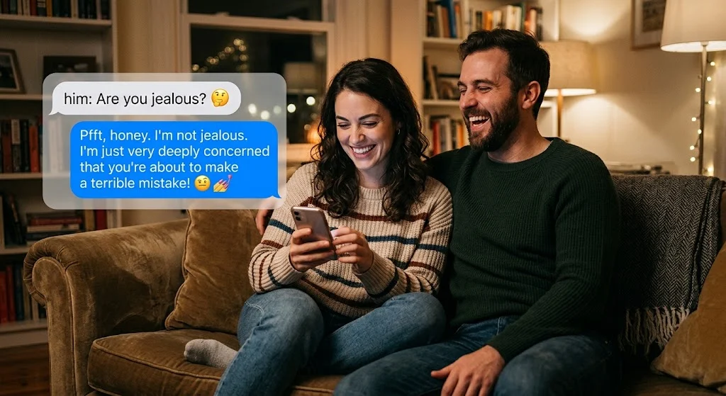 Funny responses to are you jealous