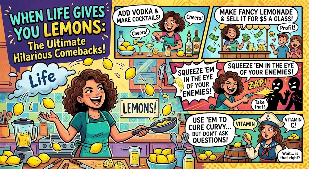 Hilarious comebacks to when life gives you lemons