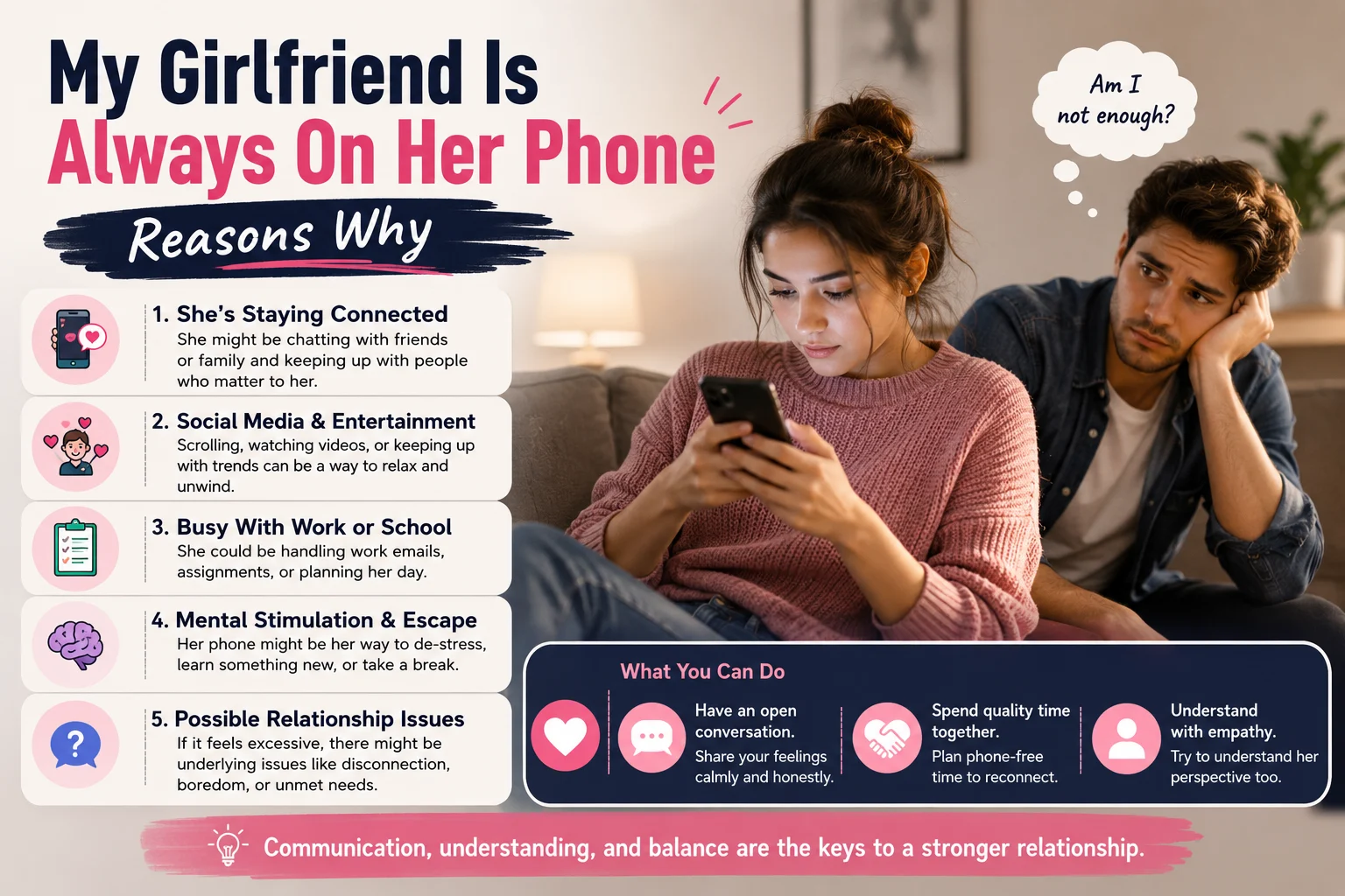 My Girlfriend Is Always On Her Phone Reasons Why