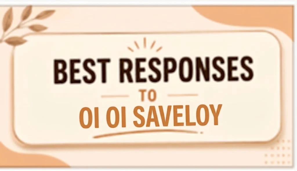 Best responses to oi oi saveloy