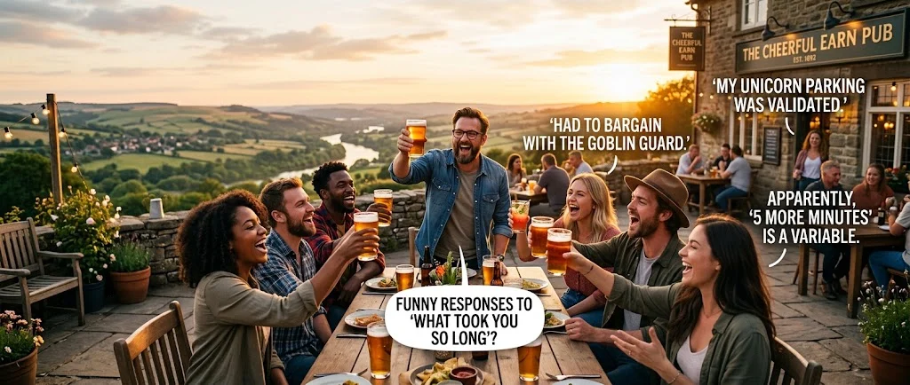 Funny responses to what took you so long